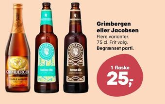 Kvickly Grimbergen eller jacobsen tilbud