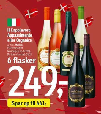 Føtex Il capolavoro appassimento eller organico tilbud