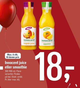 Innocent juice eller smoothie
