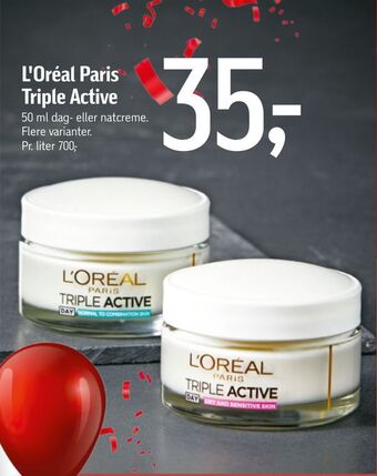 Føtex L'oréal paris triple active tilbud