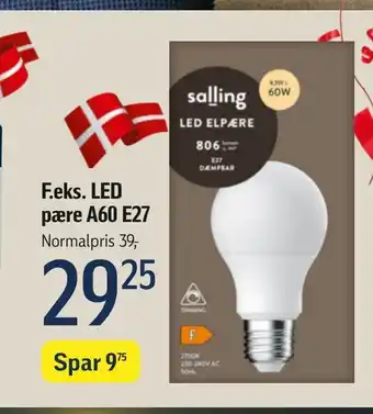 Føtex Led pære a60 e27 tilbud