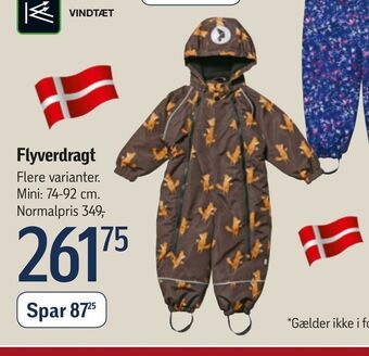 Føtex Flyverdragt tilbud