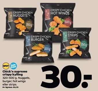 Netto Chick'n supreme crispy kylling tilbud