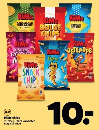 Netto Kims chips tilbud