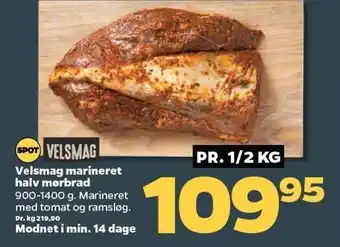 Netto Velsmag marineret halv mørbrad tilbud