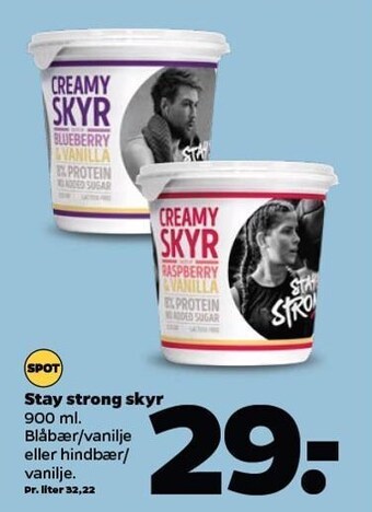 Netto Stay strong skyr tilbud