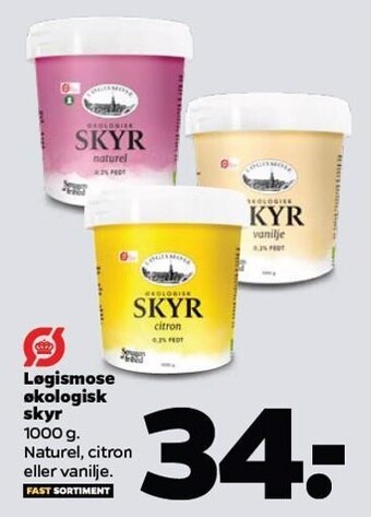 Netto Løgismose økologisk skyr tilbud