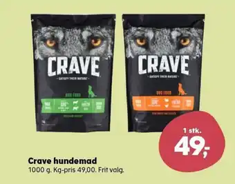 Kvickly Crave hundemad tilbud