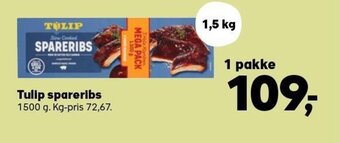 SuperBrugsen Tulip spareribs tilbud