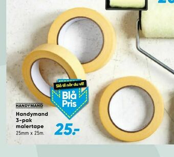 Bilka Handymand 3-pak malertape tilbud