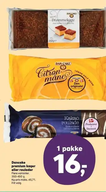 Dancake premium kager eller roulader