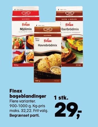 Finax bageblandinger