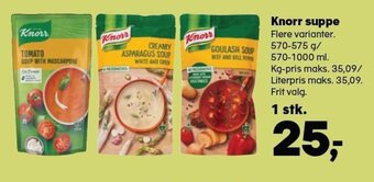 SuperBrugsen Knorr suppe tilbud