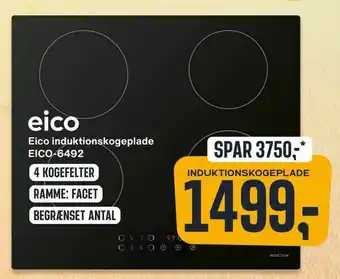 Skousen Eico induktionskogeplade EICO-6492 tilbud