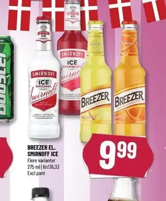 Breezer el. smirnoff ice