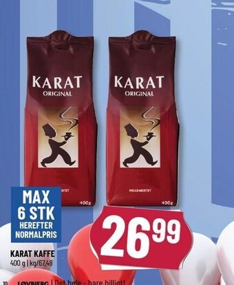 Løvbjerg Karat kaffe tilbud