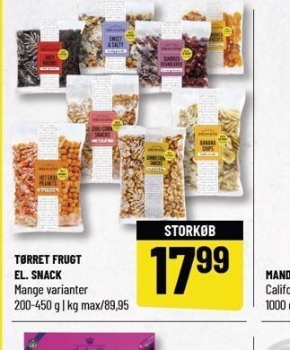 Løvbjerg Tørret frugt el. snack tilbud