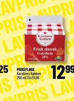 Løvbjerg Piskefløde tilbud