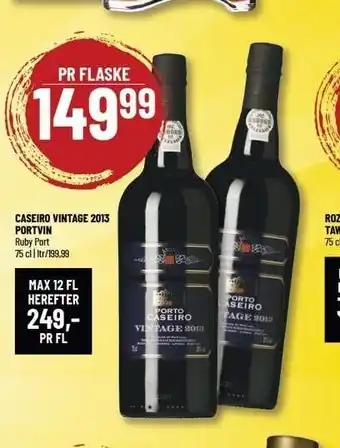Løvbjerg Caseiro vintage 2012 portvin tilbud