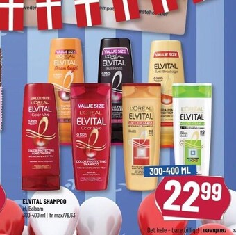Løvbjerg Elvital shampoo tilbud
