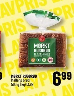 Løvbjerg Mørkt rugbrød tilbud