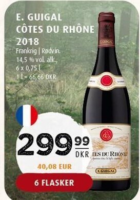 E. guigal cotes du rhone 2018