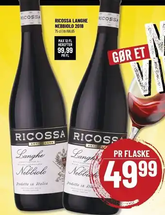 Ricossa langhe nebbiolo 2018