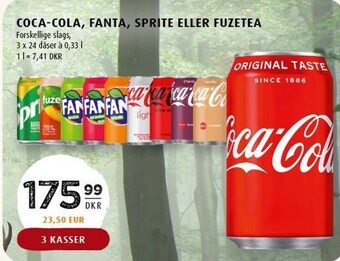 Scandinavian Park Coca-cola, fanta, sprite el. fuzetea tilbud