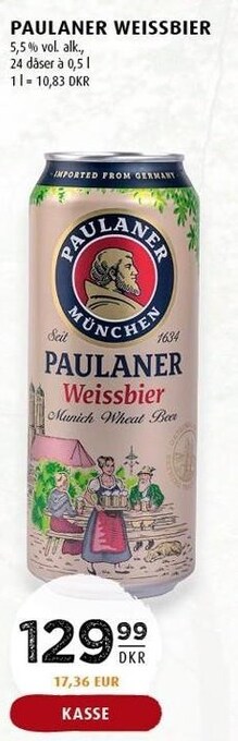 Scandinavian Park Paulaner weissbier tilbud
