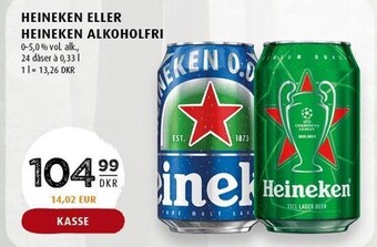 Scandinavian Park Heineken el. heineken alkoholfri tilbud