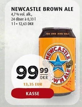 Scandinavian Park Newcastle brown ale tilbud