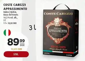 Coste carezzi appassimento 3 ltr.
