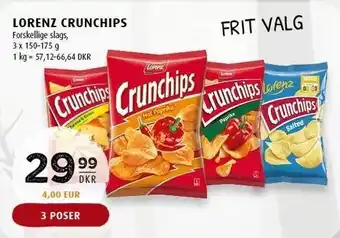 Scandinavian Park Lorenz crunchips 3 ps tilbud
