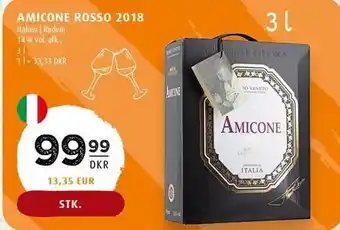 Scandinavian Park Amicone rosso 3 ltr. tilbud