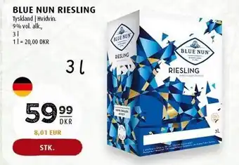 Blue nun riesling 3 ltr.