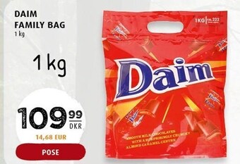Scandinavian Park Daim family bag tilbud