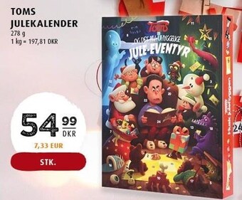 Scandinavian Park Toms julekalender tilbud