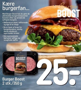 REMA 1000 Burger boost tilbud