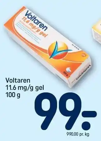 REMA 1000 Voltaren 11,6 mg/g gel tilbud