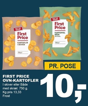 Let-Køb First price ovn-kartofler tilbud
