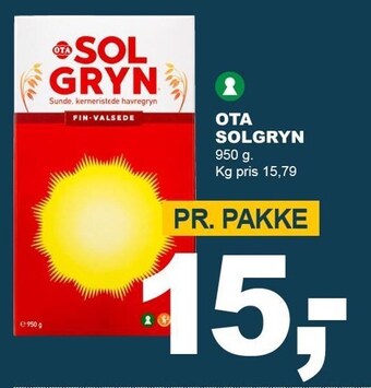 Let-Køb Ota solgryn tilbud