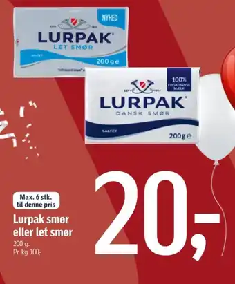 Føtex Lurpak smør let tilbud