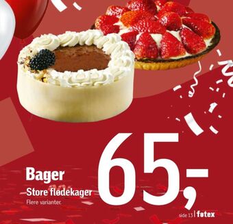 Føtex Ukendt bageren kager tilbud