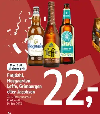 Føtex Frejdahl specialøl tilbud