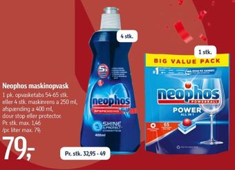 Føtex Neophos maskinopvask-tabs tilbud