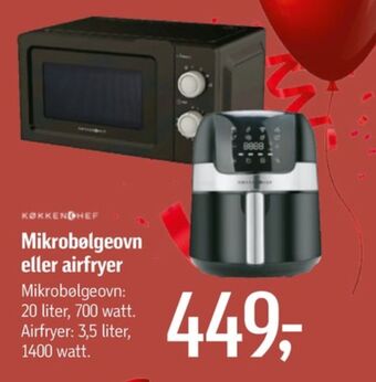 Føtex Køkkenchef mikroovn tilbud