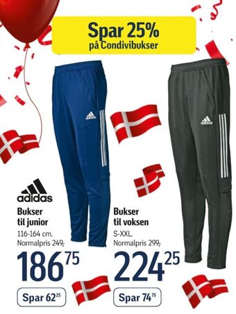 Føtex Adidas træningsbuks tilbud