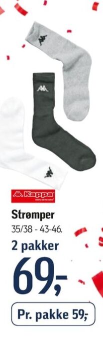 Føtex Kappa strømper tilbud