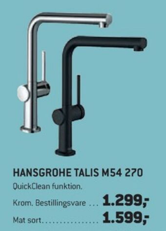 XL-BYG Hansgrohe køkkenarmatur tilbud