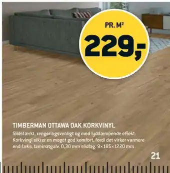 XL-BYG Timberman korkvinyl tilbud